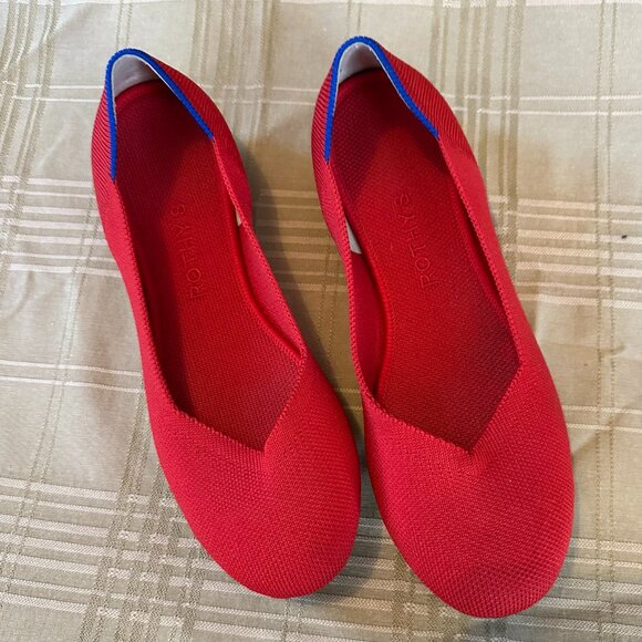 Woman Rothy Pomegranate Pop size 8 The Flat - Picture 1 of 2
